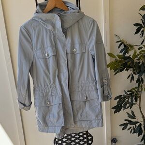 BCBGeneration | Light Blue | M | Rain Coat w/Hood | Excellent Condition